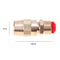 1/2Inch Adjustable Water Flow Brass Spray Misting Nozzle Sprinkler(Medium)