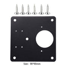 Cabinet Cupboard Door Plate Installer Hinge Repair Plate with Mounting Screw Set