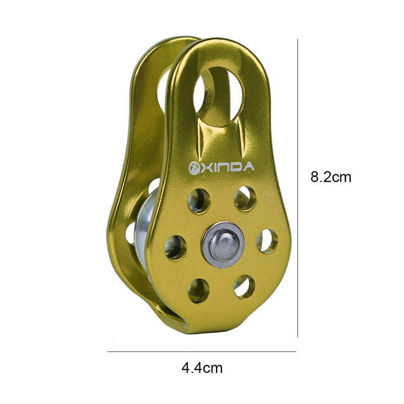 Outdoor Bearing Lifting Rock Climbing Fixed Rope Pulley Equipment Accessori