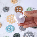 3Pcs/Set Sugarcraft Plunger Gear Shape Cake Tools Fondant Cutter Baking Mold