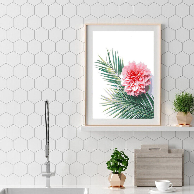 DIY Hand Painted Art Drawing On Canvas Flowers Plants Oil Painting By Numbers