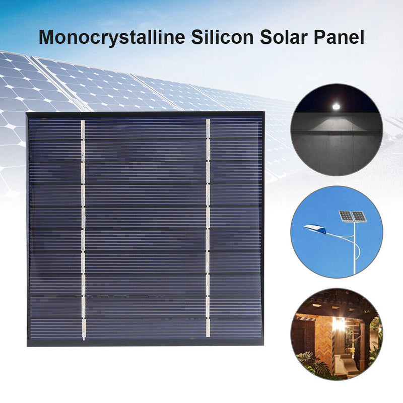 120x120mm 2.3W 5V Square Solar Panel DIY Battery Cell Chargers Solar System