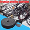 1m Durable Self Adhesive Cable Fastener Tape Wire Strap (Black 100x1cm)