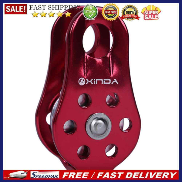 Outdoor Bearing Lifting Rock Climbing Fixed Rope Pulley Equipment Accessories