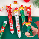 Stocking Ten Color Pen Stationery Christmas Ballpoint Pen Gingerbread Man