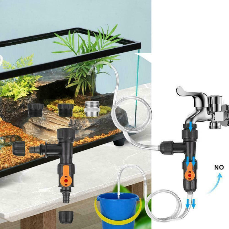 Fish Tank Cleaning Tool Water Pump Water Changing Tool D2T3