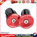 VG Sports 2pcs Bike Handlebar Stopper Bicycle Grip Bar Plug Cap (Red) Newly
