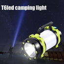 LED Camping Light 3600mAh Power Bank Flashlight IP44 Searchlight Emergency Torch
