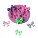 Cute Sugar Baking Fondant Cake Decorating Bowknot Silicone Gel Chocolate Mould