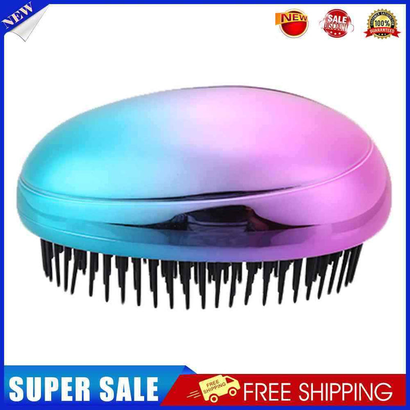 #A Egg Massage Comb Straight Smooth Brush Beauty Salon Hairbrush Hairdressing