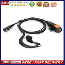 Smile Earpiece Dual PTT Ear Hanging Headset Earphone for Kenwood Baofeng Ra