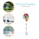 Diamond Drill Rainbow Collection Hang Crystal Prisms Wind Chime (Licorne 1)