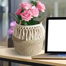 Handmade Foldable Hanging Basket Flowers Pot Laundry Storage Toys Holder Ta