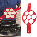Silicone Non Stick Flipper Pancake Pan Perfect Breakf Maker Egg Omelette T hot.