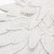 DIY Crafts White Embroidery Sewing Flower Collar Patch Angel Wing Applique
