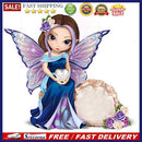 Big Eyes Girl 5D DIY Full Round Diamond Drill Painting Mosaic Canvas Handwork