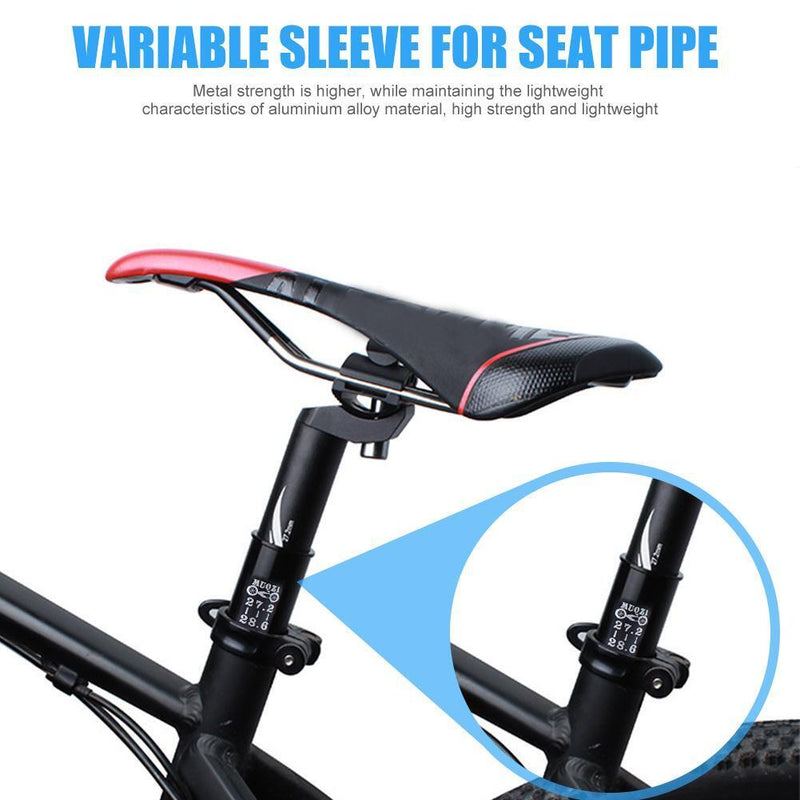 Bike Seat Tube Aluminum Alloy Seatpost Reducing Sleeve Adapter Adjust Diamete