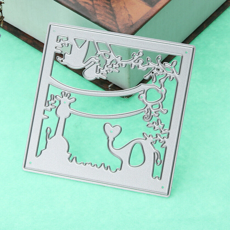 Crane Frame DIY Metal Cutting Dies Stencil Scrapbook Craft Template-147543