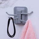 Storage Rack Towel Hanger Rack Hooks Wall Door Hook Key Holder Self Adhesive