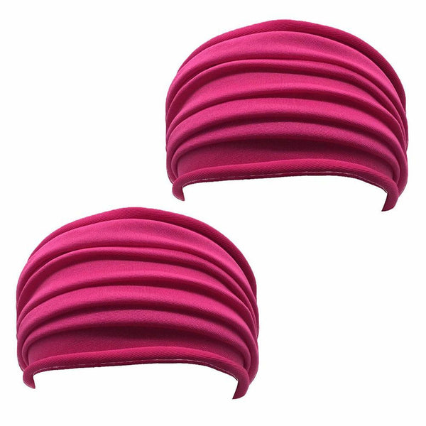Yoga Hairband Wide Sports Headband Stretch Hair Band Turban Running Headwrap