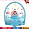 Cartoon Baby Infant Learning Sit Chair Baby Support Seat (Blue w/ Pole) #F
