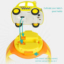 #A W1201 2 in 1 1/62 Mini Cartoon Car Analog Electronic Watch Wrist Racing Pull