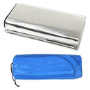 200*150cm Aluminum Foil Sleeping Mat Camping Thermal Tents Blanket Foldable M8P5