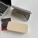 Solid Color Compressive Simplicity Case Tin Box Glasses Box Glasses Storage