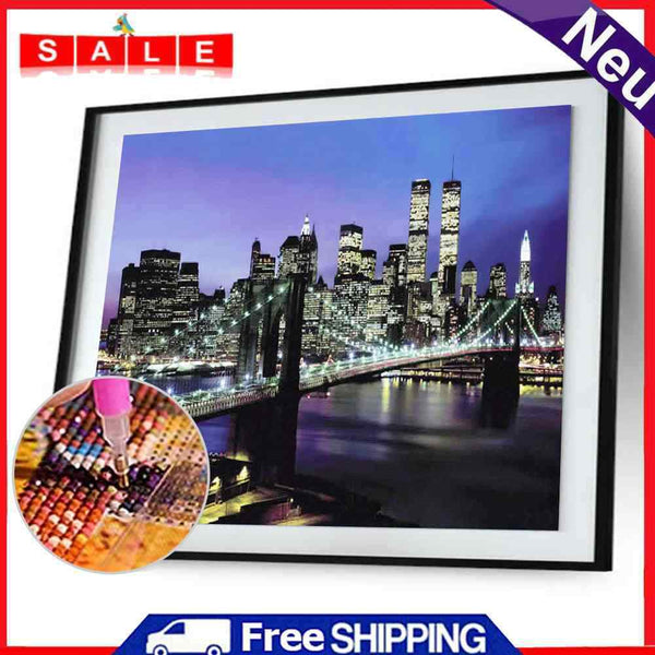 40*30cm DIY Diamond Painting Cross Stitch Magic Round Diamond Mosaic 5D Embroideries
