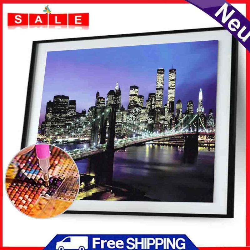 40*30cm DIY Diamond Painting Cross Stitch Magic Round Diamond Mosaic 5D Embroideries