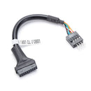 to 9 pin Female USB 3.0 to USB 2.0 Converter For Computer Motherboard Header