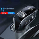 Auto FM Sender Bluetooth 5.0 Aux Freisprecheinrichtung Drahtlos charger MP J5V4