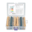 2600pcs Resistor Kit PTC UHF 0.25W Resistors Assorted Pack Kit Electronic Tools