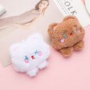 Cute Bear Keychain Accessories Pendant Jewelry Keychain Plush Bear Brooch Badge