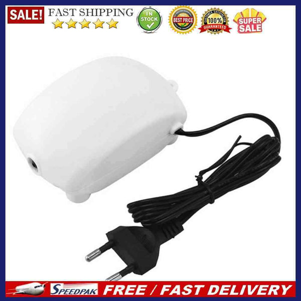 Portable Fish Tank Oxygen Flow Maker Pump Ultra Low Noise Aquarium Air Aera