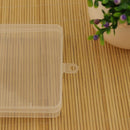 Transparent Plastic Storage Box Square Jewelry Parts Multi Functional Case Newly