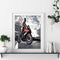 Motor Man Canvas Painted Oil Paint By Numbers Wall Art Modern DIY Bedroom Decor