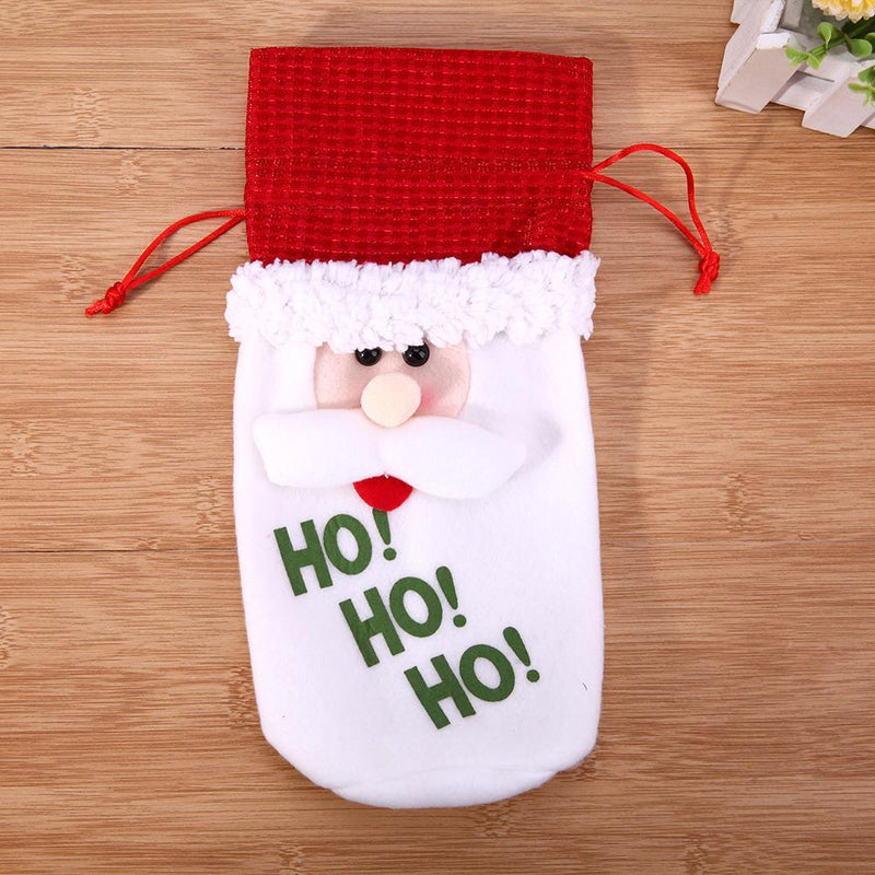 Wine Bottle Cover Bags Home Decoration Party Christmas Decor(Santa Claus) Newly