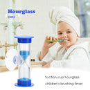 2min Hourglasses Kid Teeth Brushing Timer w/Suction Cup Home Decor (Blue)
