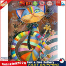 5D Diamond Painting DIY Color Cat Animal Kits Full Round Drill Rhinestone Newly