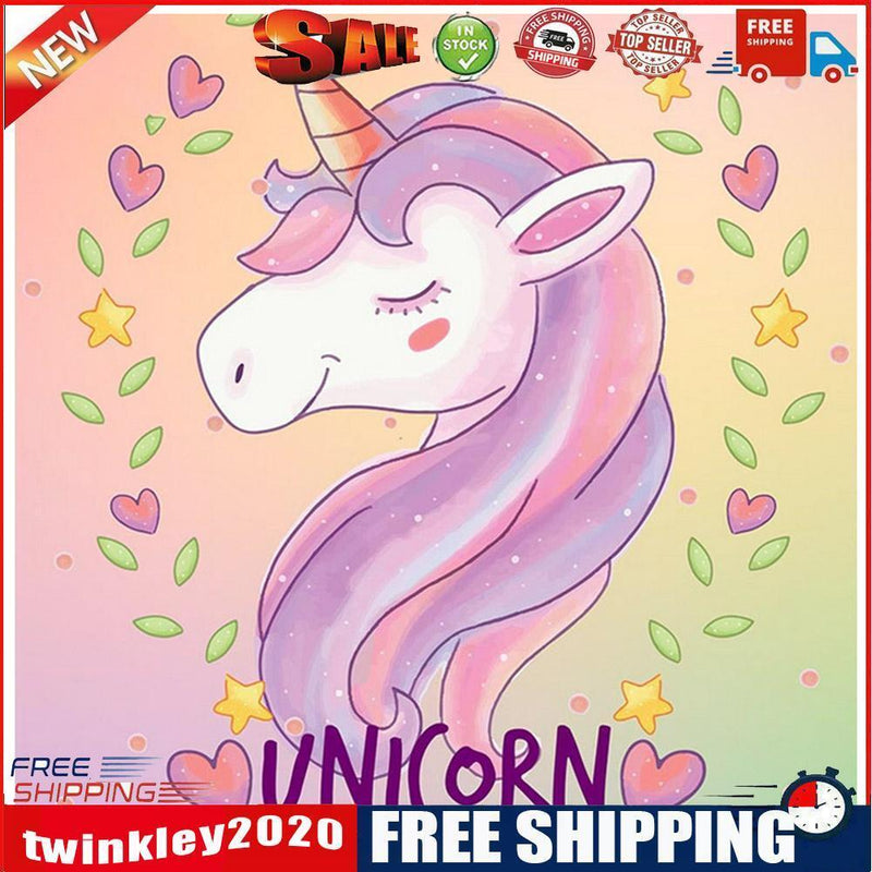 5D DIY Diamond Painting Full Drill Cartoon Horse Embroidery Cross Stitch