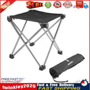 Lightweight Portable Footstool Camping Folding Fishing Outdoor Chair (L) Newly