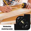 Carpentry Corner Radius Template Trimmer Positioner Table Fillet Arc Tool Kit