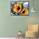 5D Diamond Painting Kit Flowers Full Round Drill DIY Crafts Mosaic Home Picture