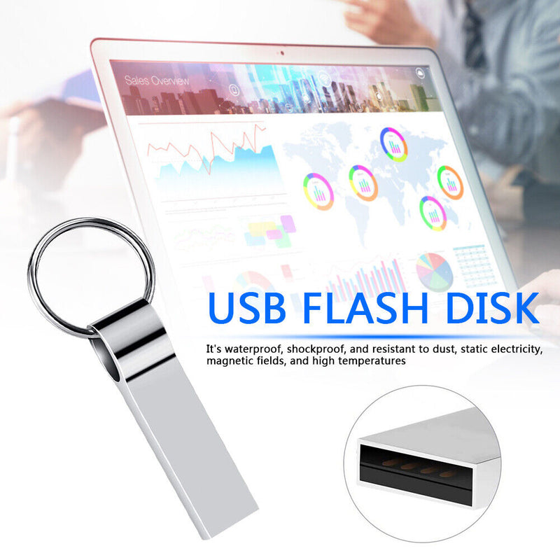 1TB Waterproof USB Flash Drive Portable External Memory Storage Pen Stick