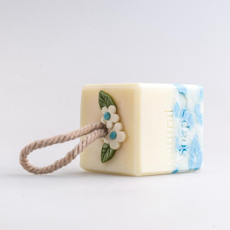 Anti Fungus Handmade Soap Bath Whitening Soap Shampoo Wedding Gifts (Blue)