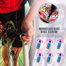 6pcs T25 Plum Disc Brake Rotor M5x10mm Fixed Screws Cycling Parts (Purple) Newly