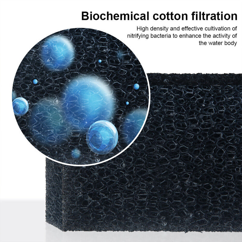 3 in 1 Small Fish Tank Filter External Submersible Oxygen Pump (EU Round) Newly