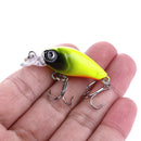 4.5cm 4g Wobbler Fishing Lure Crankbait Mini Bait Fishing Tackle (8pcs)