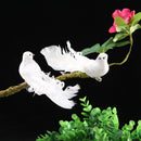 12pcs/set DIY Garden Decor Props Simulation Feather Birds Artificial Foam Pigeon